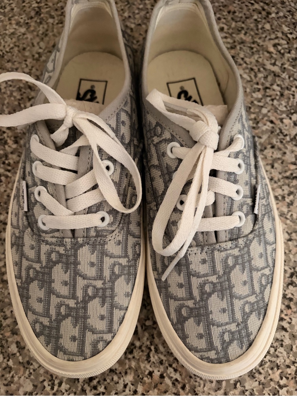 🩶 VANS X DIOR CUSTOM only 5 made Wmns 8.5 Men’s 7 - RARE 🩶